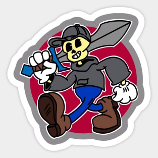 Game Knight Toon Pocket - Full Color Sticker